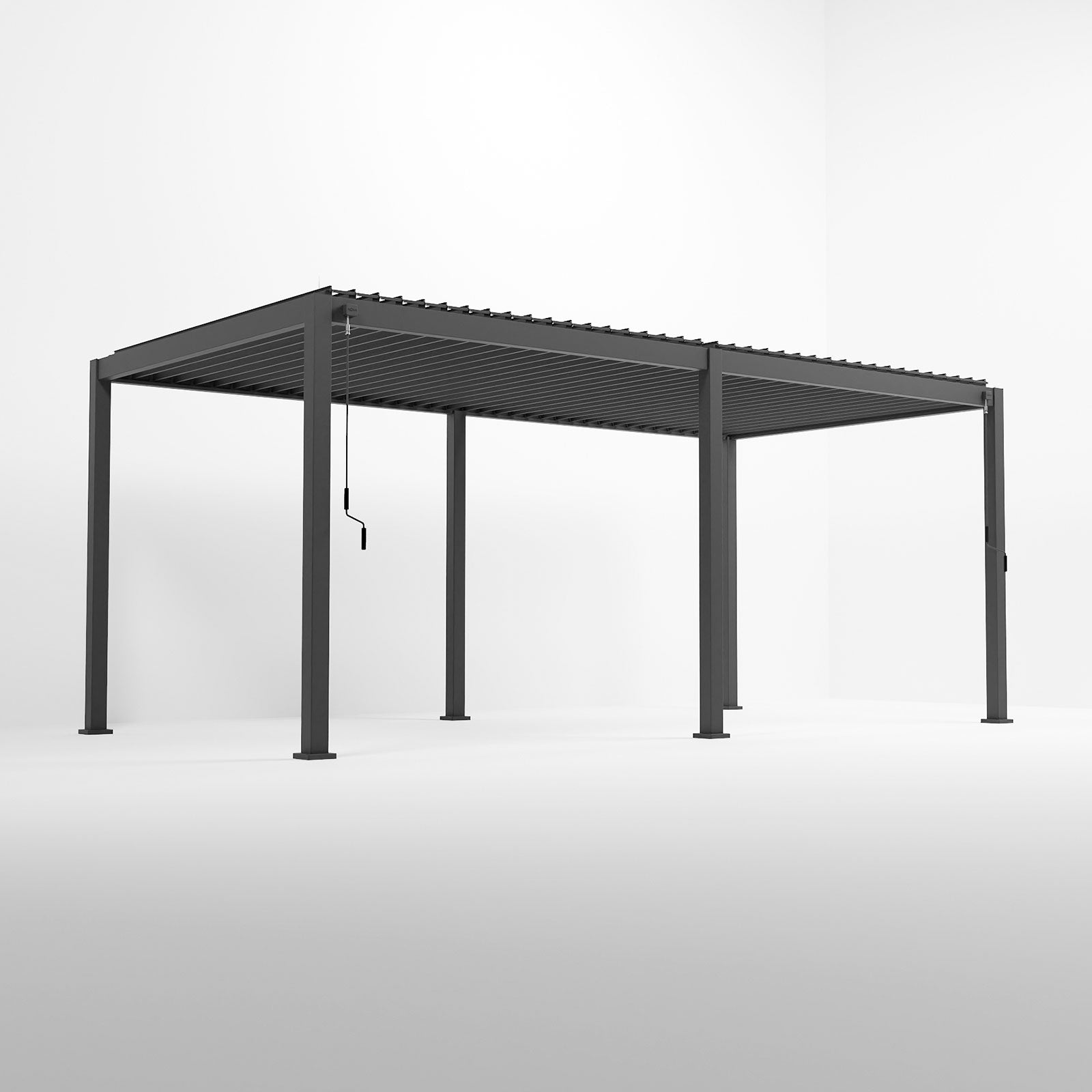 Nova - Titan Aluminium Pergola - 6m x 3.6m Pergola - Grey