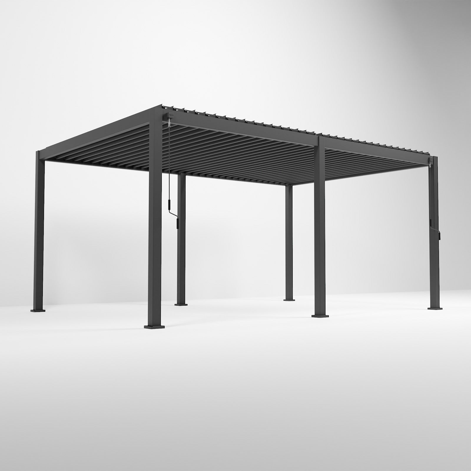Nova - Titan Aluminium Pergola - 5.3m x 3m Pergola - Grey
